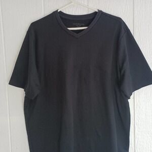 XLT Black Croft & Barrow V-Neck Tee
